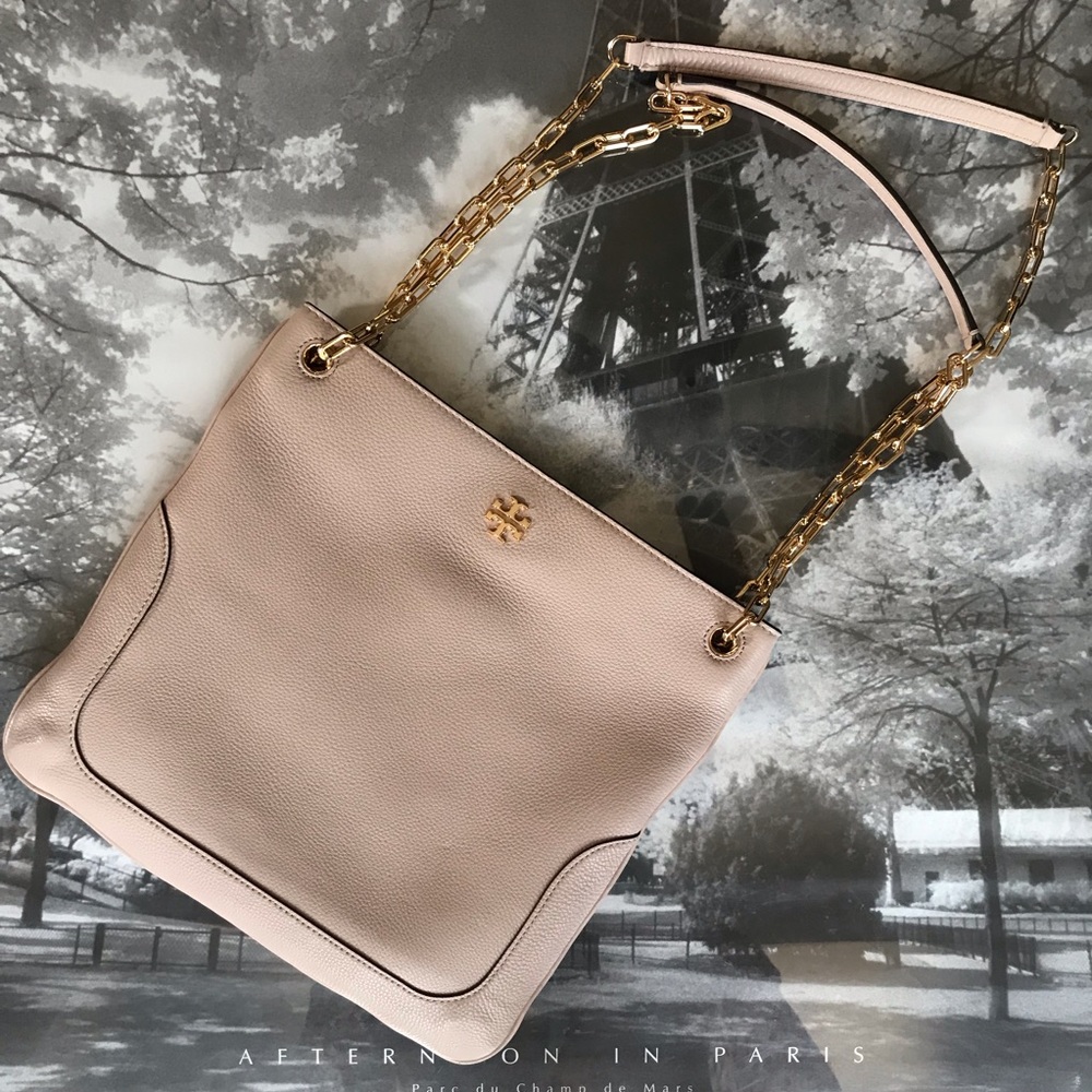 Tory Burch Marsden Crossbody / Swing back bag light oak handbag